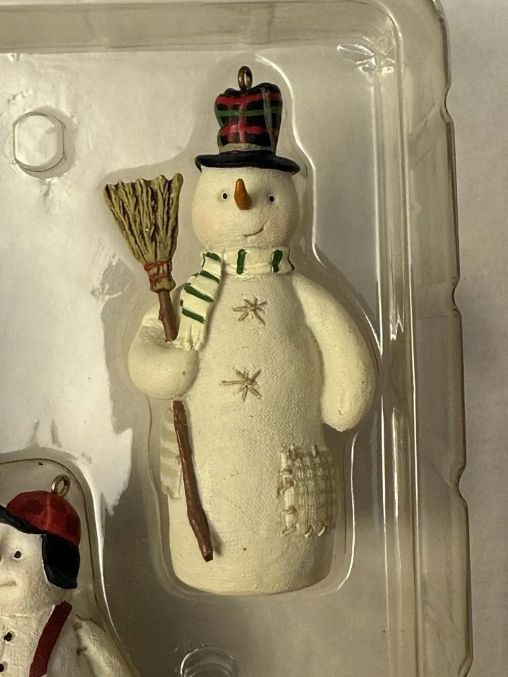 2003 Set Of 3 Hallmark Keepsake Ornament Burrton Coldwell Windfield Snowman MM25
